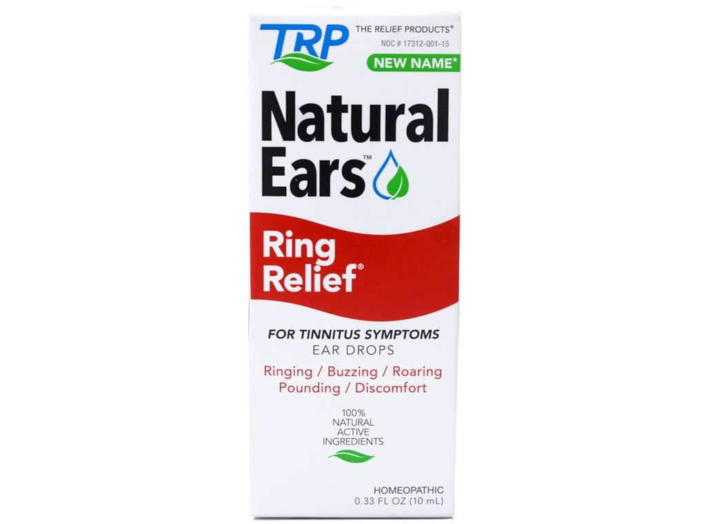 TRP Ear Drops - Anel de alívio - .33 oz
