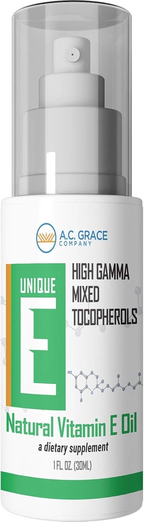 UNIQUE E A.C. Grace Company, Mixed Tocoferols Concentrate Liquid, 1 fl oz (30 ml)