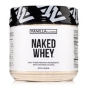 Proteína de Whey Baunilha NAKED 1Lb, Apenas 3 Ingredientes, Todos Natural Grass Feed Whey Protein Powder + Vanilla + Coconut Sugar-GMO-Free, Soy Free, Gluten Free.