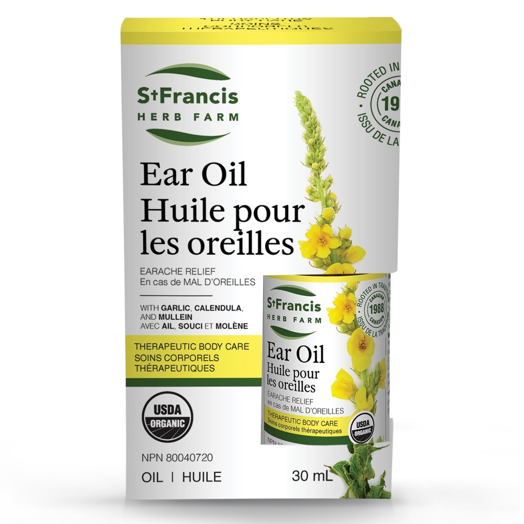 S. FRANCIS HERB FARM Organic Ear Oil, 30 ML