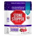 Moonstone Stone Stopper Drink Mix, Framboesa de Cranberry, Prevenção de Pedra do Rim, Protetor de Oxalato de Cálcio, Desenvolvido por Urologistas para melhorar a hidratação e apoiar a saúde do rim, suprimentos de 30 dias
