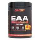 Enorme Suplemento EAA, Pó de Aminoácido Essencial Positivo Mais Elevado, 12,8g EAAs e 8g BCAAs por serviço, Crescimento muscular, Recuperação e Desempenho (Manga de pêssego)