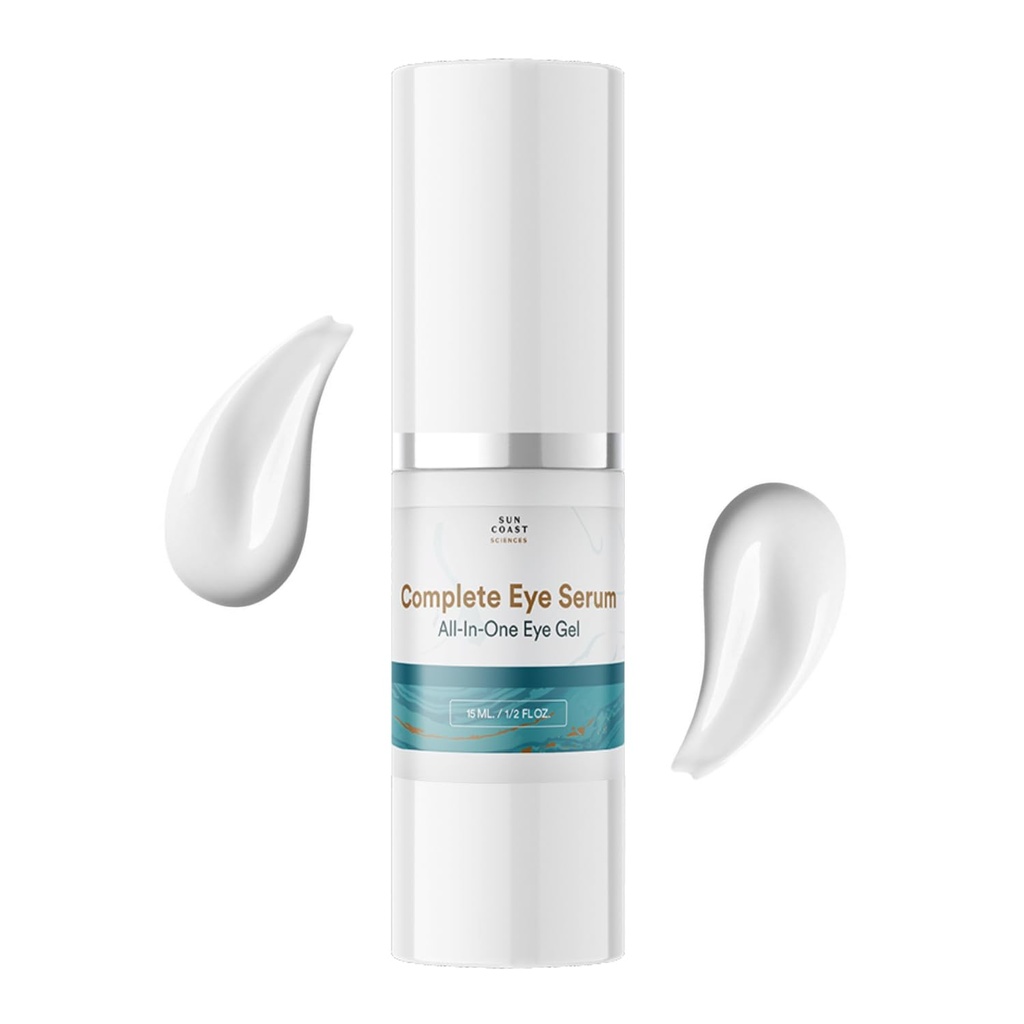 Sun Coast Sciences - Série completa de olhos por Dr. Mark Rosenberg para redução de rugas, desvanecimento de pontos de idade e tratamento de sacos de olhos (Pacote de 4)