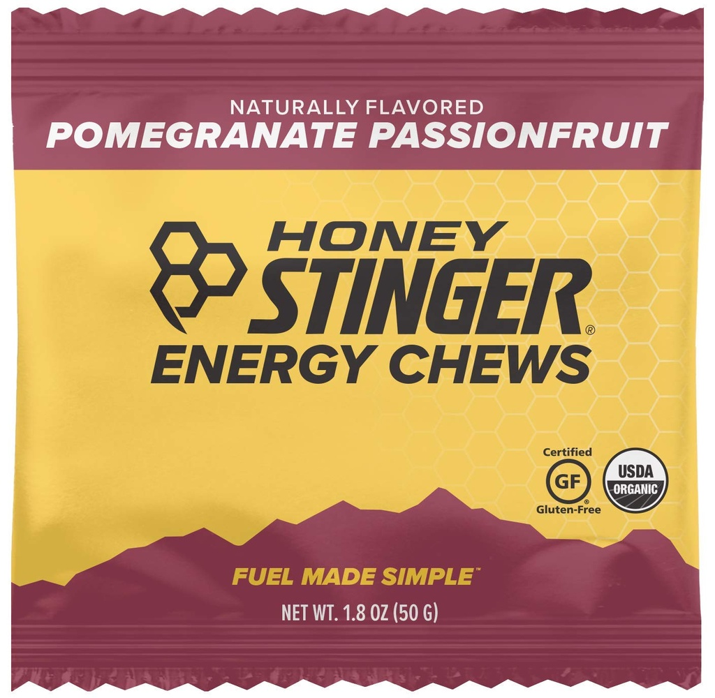 Honey Stinger Organic Energy Chews, Romã, 1.8 Onça
