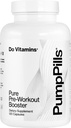 PumpPills Nitric Oxide Supplements for Men & Women - L Citrulline L Arginina Supplement - Estimulante Pills pré-treino gratuito - Booster de óxido nítrico - Vegan, Paleo, Keto (120 Cápsulas)