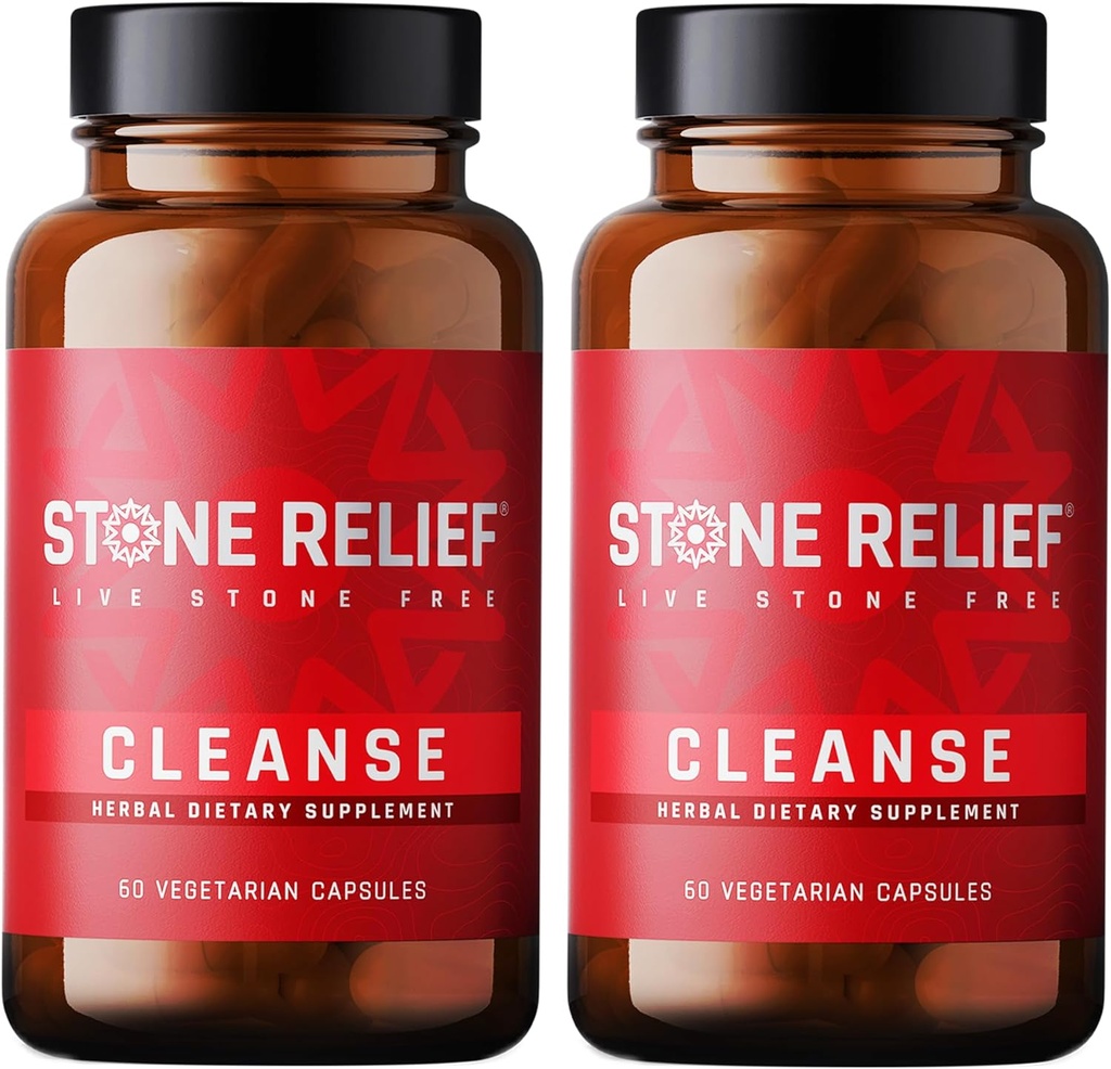 SPONE RELIEF Cleanse - Premium Chanca Piedra Stone Breaker Complex - Melhor Dissolver Natural para Homens/Mulheres - Natural Rim Cleanse & Detox Suplemento - [2 Pack] - 120 Cápsulas - 1.200mg