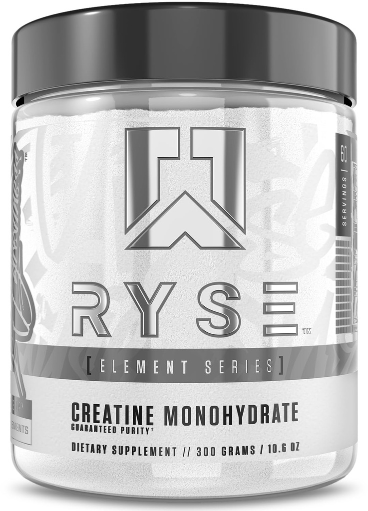 YYSE Creatina Monohidrato Pó - Sem sabor - apoia homens e mulheres Lean Muscle Crescimento, força, poder e resistência - Ajuda a reduzir a fadiga e melhorar a recuperação do exercício - 60 Servings