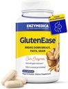 Enzimedica GlutenEase, Enzimas Digestivas Avançadas para Mulheres e Homens, Fórmula de ação rápida para Bloating Relief & Saúde Digestiva, Ajuda a quebrar Gluten & Casein, 120 Cápsulas FFP