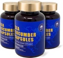 Pepino do Mar, Cápsulas Selvagens Capturadas Pepino do Mar, Suplemento Extrato Natural, Antioxidante Super Natural, Construtor Imune, Proteção de Cardilagem - 90 Cápsulas, 500mg/Bottle - Três Garrafas