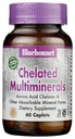 Bluebonnet Nutrition alta potência quelated Multiminerais, Albion quelated Minerals, Soy-Free, Gluten-Free, Non-GMO, Kosher certificado, Dairy-Free, 60 Caplets, 20 Servings