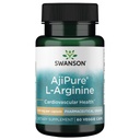 Swanson Amino Acid Ajipure L- Arginina Pharmaceutical Grade 500 Milligrams 60 Veg Cápsulas