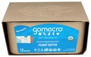 GoMacro MacroBar Orgânico Vegan Protein Bares, Manteiga de amendoim, 2.3 Onça Bares (Pacote de 12)
