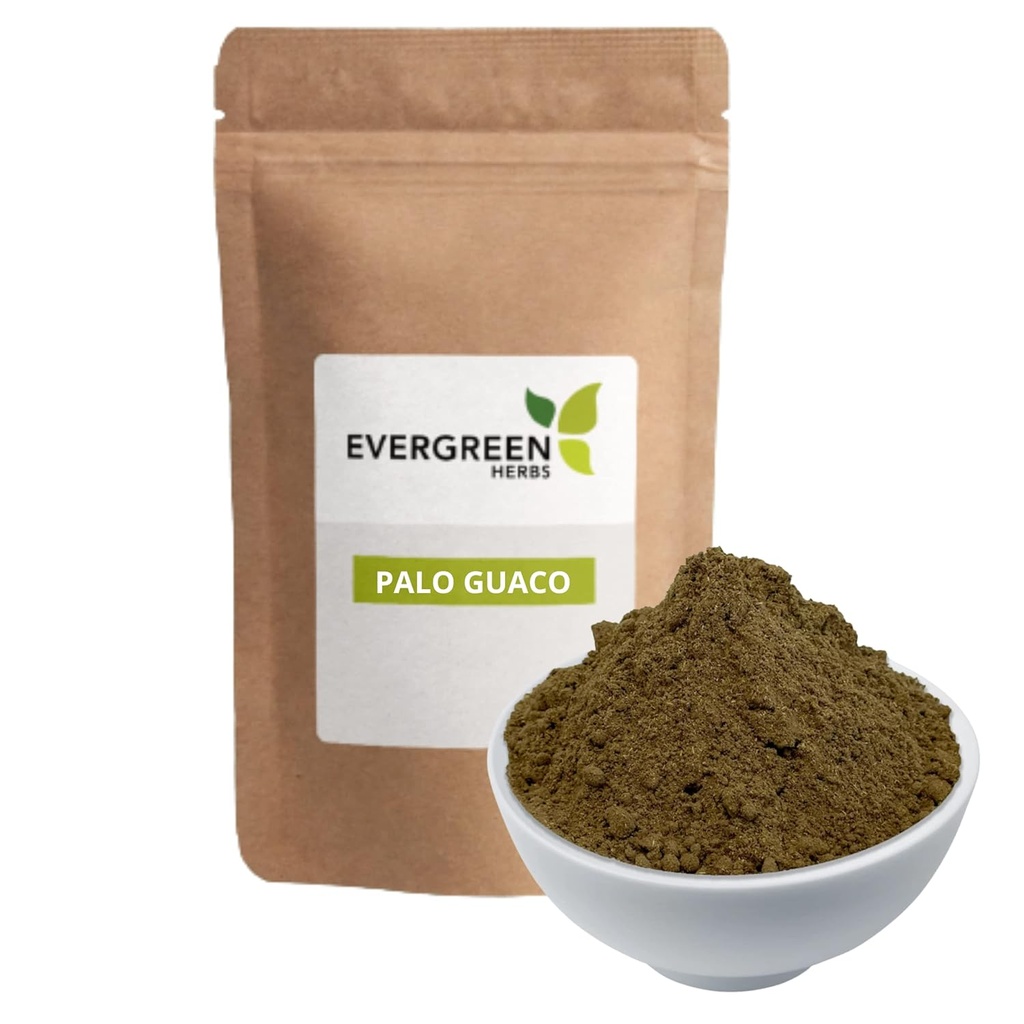 Evergreen Herbs Palo Guaco (pó 8 onças) - Resealable Stand Up Pouch para garantir a frescura!