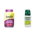 Suplemento dietético Senokot pastilhas laxantes, Extrato de Senna Natural, Gentil & Dulcolax Líquido Laxante, Estimulante Laxante Livre para alívio confortável, Cherry Flavor, 12 onças.