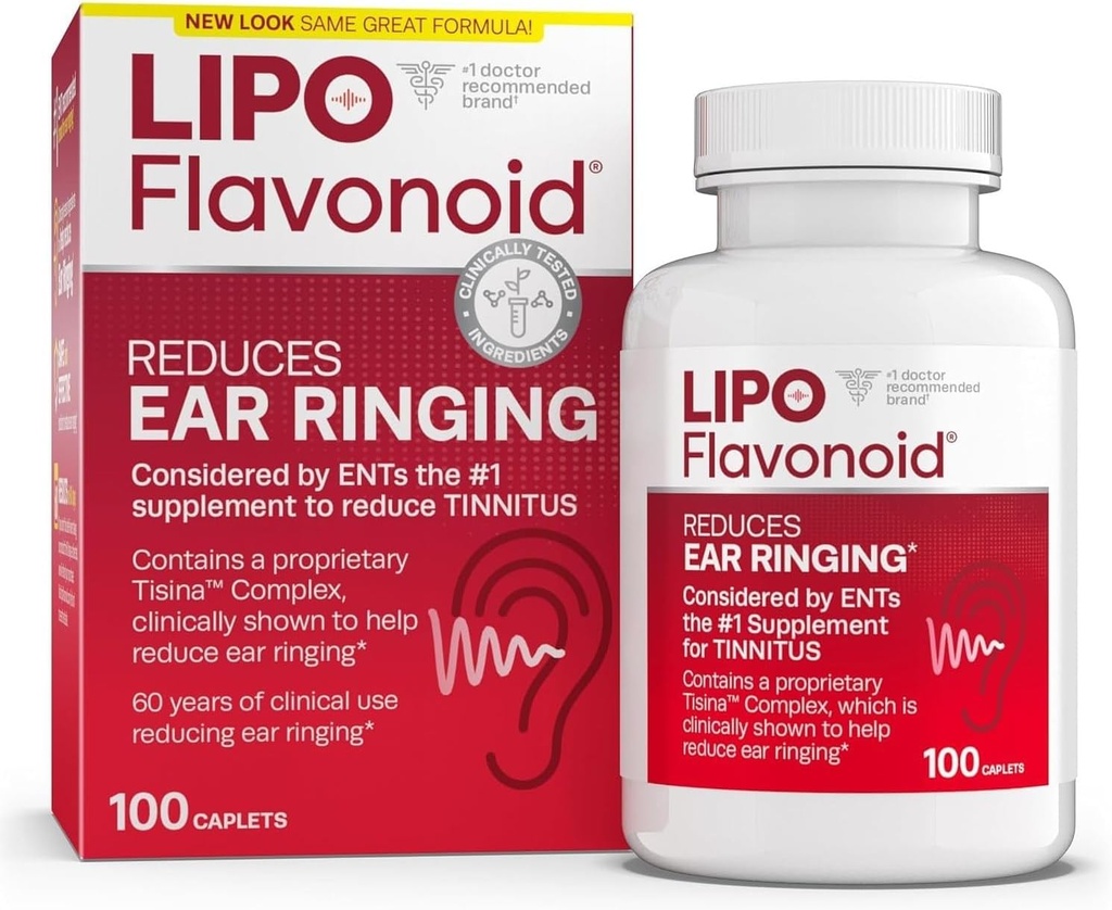 LIPO- FLAVONOID Plus Caplets 100 ea (embalagem de 4)