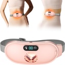 Almofada de aquecimento para Cãis de Período, Aquecimento Rápido com 6 Níveis de Calor e 6 Modos de Massagem, Almofada de Aquecimento Menstrual Portátil, Massagista de Período de Barriga para Mulheres e Meninas, Rosa