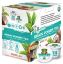 SOLLO Brain Power Organic Green Tea Pods with MCT, Acai & Essential nutrition, Nootropic Brain Booster- melhora a memória e foco compatível com 2.0 K-Cup Keurig Brewers, 24 Ct