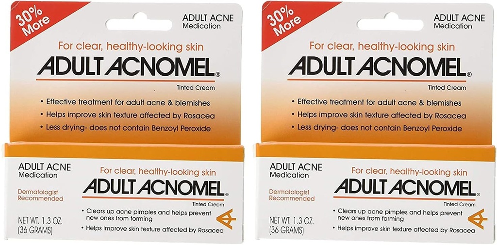 Medicação Acnomel Acne para adultos 1.3 Oz (Pacote de 2)