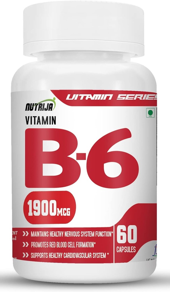 Cápsulas Vitamina B6 (120 Cápsulas)