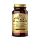 Solgar Vitamina E 670 mg (1000 UI) - 100 Vegan Softgels - Antioxidante Natural - Não-GMO, Gluten Free - 100 Servings