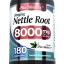 FITO MEDIC'S Lab - Stinging Nettle Root, 180 Cápsulas - Picando Nettle - Pura Extract, ortiga.