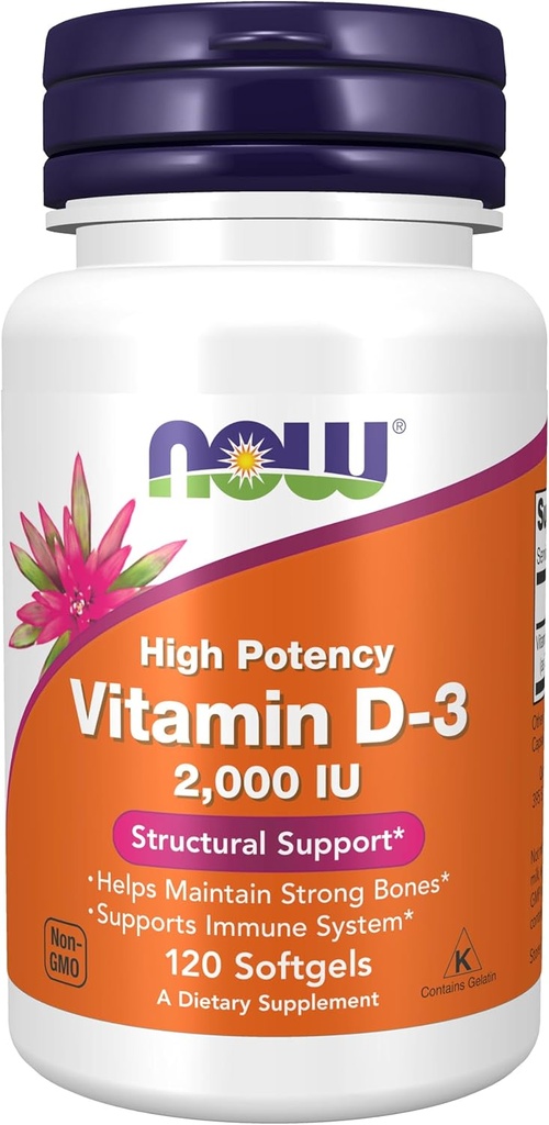 Agora Alimentos, Vitamina D3 2000Iu (Softgels)