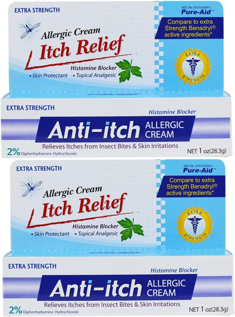 Creme Alérgico Anti-Itch - 1 oz (2 embalagem)