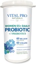 Vital Pro Naturals - Mulheres 55+ Probiótico diário Plus Prebióticos 30 Cápsulas