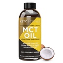 KETO CIÊNCIA Óleo, Suplemento dietético, Feito de 100% cocos, Promove energia, Sem sabor, 15 Fl Oz