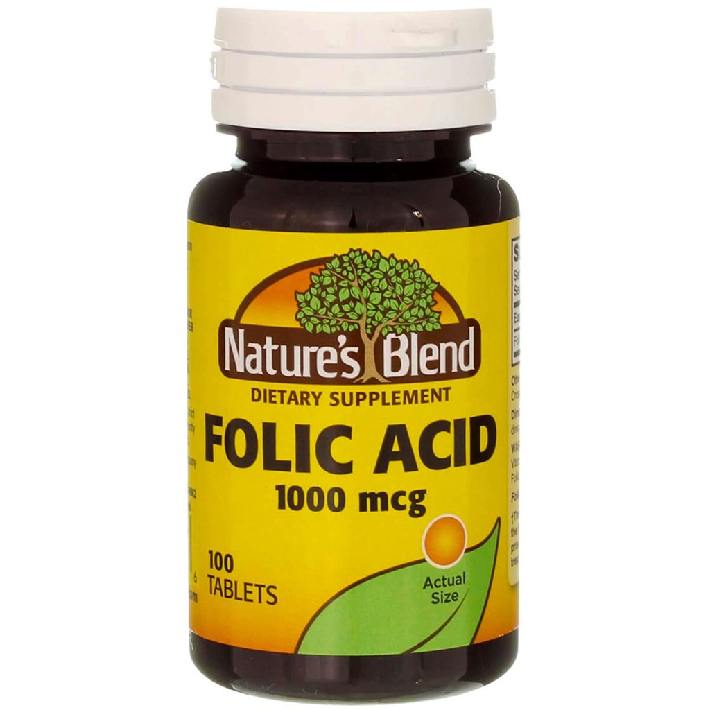 Mistura de Ácido Fólico 1000mcg da Natureza