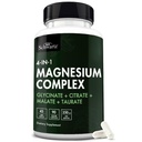 BioSchwartz Magnesium Complex Supplement (90 Cápsulas) 350mg Magnesium Glycinate Citrato Malate e Taurate Por Servindo para Nervos Saudáveis Apoio ao Sono do Coração (Vegan, Gluten-Free, Non-GMO)