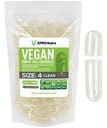 XPRS Nutra Tamanho 4 Cápsulas Vazias - 1000 Contagem Pequena Limpar Cápsulas Veganas Vazias- Pílulas Vegetarianas - Preenchimento de cápsula vegetal DIY - Capas de legumes para suplementos