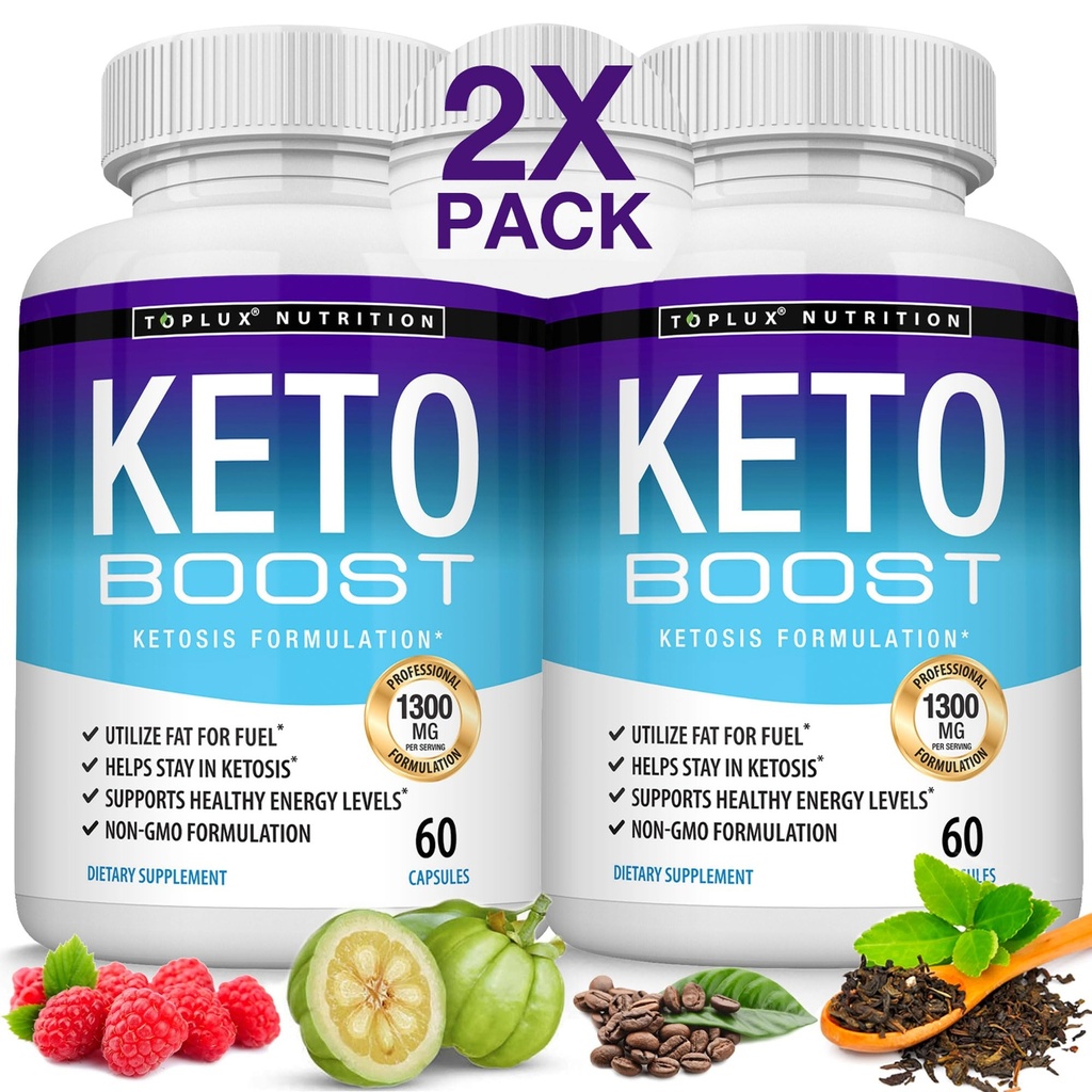 Keto Boost Diet Pills Ketosis Supplement - Natural Exógeno Keto Formula Support Energia e Foco, Cetonas avançadas para Ketogenic Diet, para homens