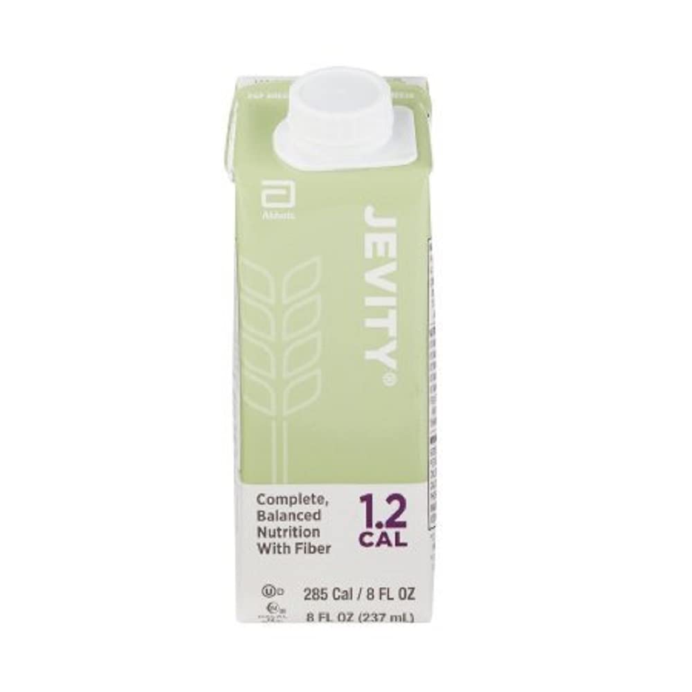 Jevity 1.2 Cal Nutritional Supplement Unflavored (Jevity 1.2 Cal - 8 oz Cartons) 1/Caso de 24 caixas, 8 Fl Oz (Pacote de 24)