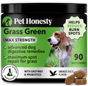 Grass Verde Máx força mastiga para cães – Premium cão jardim de urina Spot Saver Suplemento – Suporta Digestão saudável, Gut & Saúde urinária com Probióticos, DL-Metionina e Yucca (90ct Flavor Duck)
