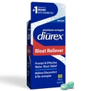 Diurex Ultra Re-Energizing Pílulas de água - Aliviar Bloat de água - Sinta-se melhor e menos pesado - 80 Conde
