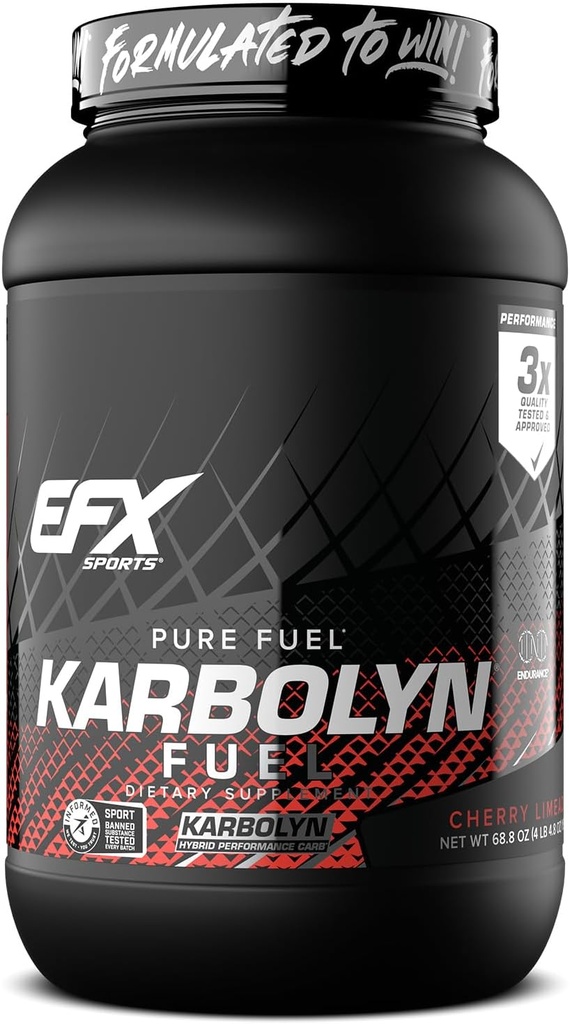EFX Sports Karbolyn Combustível □ Rápido-Absorção Carboidrato Pó □ Carga de carboidratos, Energia Mantida, Recuperação Rápida