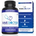 Rave Doctor 5 HTP Suplemento - Vitaminas Rave Essential para Festa Goers, Acessórios Rave, Essenciais Festival, Engrenagens Festival, Essenciais Rave, 5htp Suplemento