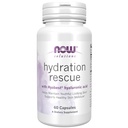 NOW Foods Solutions, Hydration Rescue com ácido hialurônico Hyabest®, Ajuda a manter a pele de aparência jovem*, Suporta uma pele saudável*, 60 cápsulas de Veg