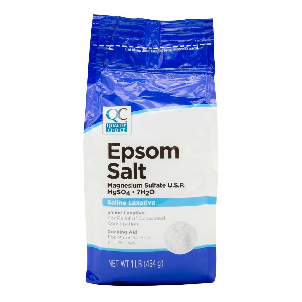 Qualidade Escolha Epsom Sal Salina Laxativo 1lb