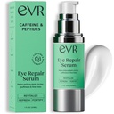 Creme de olho de cafeína para círculos escuros Puffiness e rugas - Fragrance Free - Anti-envelhecimento cuidado olho para pele sensível - Feito nos EUA para homens e mulheres - 1 Oz