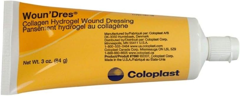 Woun'Dres Collagen Hydrogel 3 oz tubo QTY: 1 por COLOPLAST CORPORATION