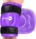 Ice Pack for Knee Pain Relief, Reusable Gel Ice Wrap for Lesions, Inchaço, Cirurgia de Substituição de Joelho, Terapia de Compressão a Frio para Artrite, Meniscus Tear e ACL, Roxo