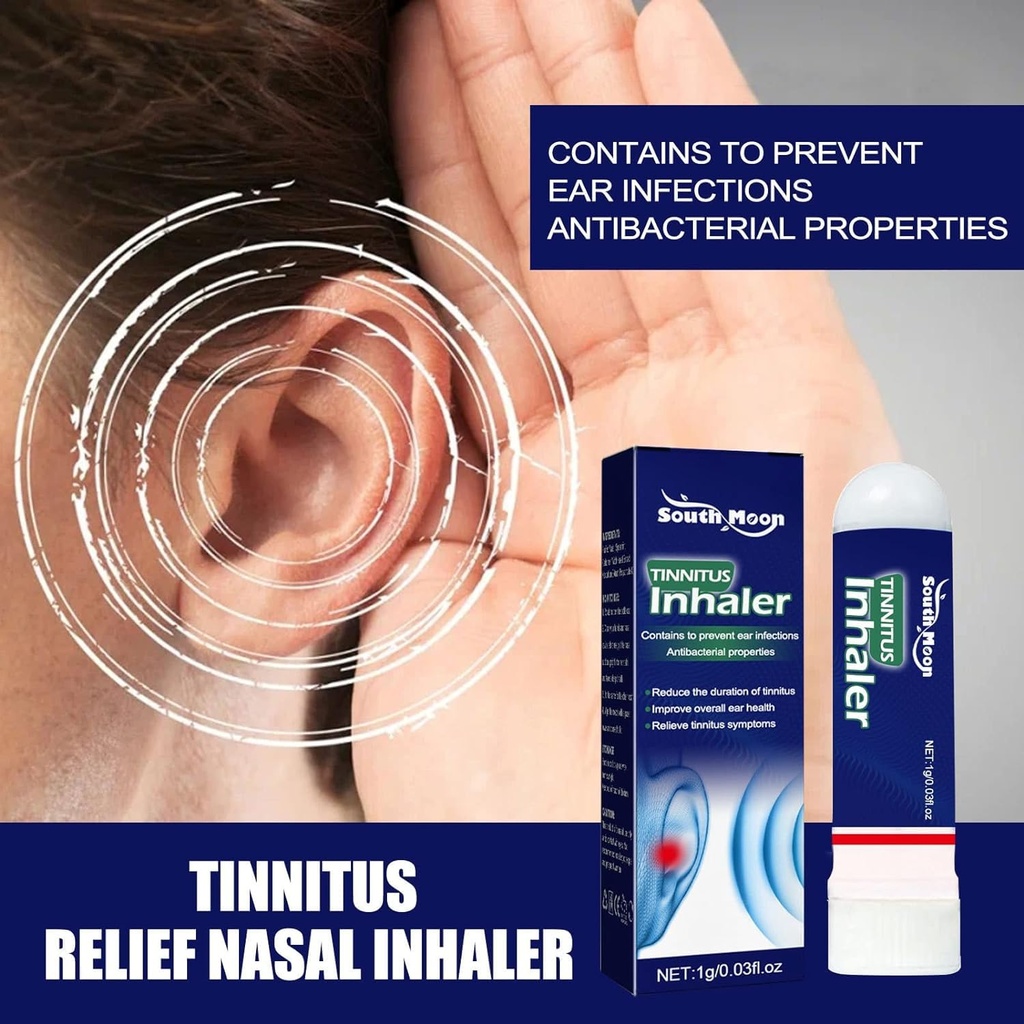 Techsilen Para o zumbido, Tinnitus Inhaler, Echoase Tinnitus Inhaler, Techsilen Tinnitus Inhaler, Tinnitus Alief for Ringing Ears, Tinnitus Alief Nasal Inhaler (5 pcs)