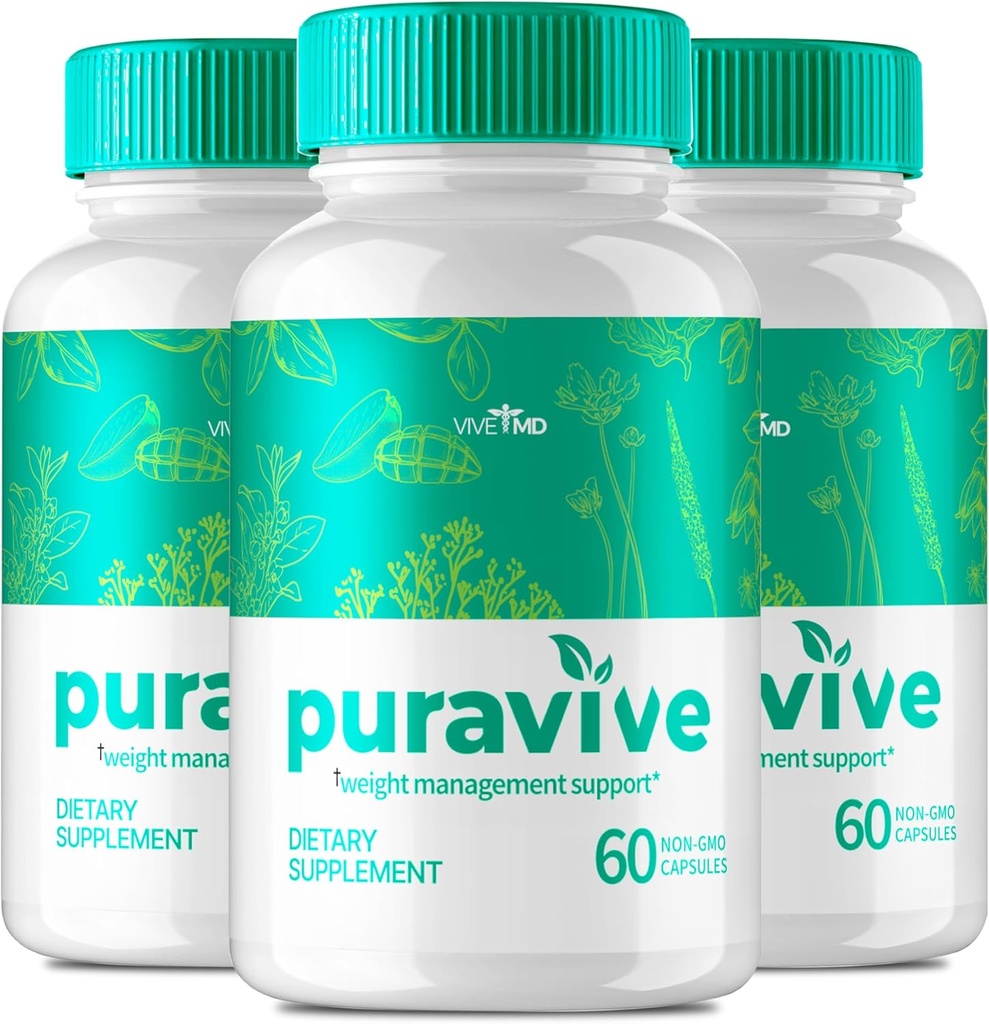 Vive MD Puravive Premium Weight Loss Cápsulas Reviews - Fórmula original - Puravive Weight Loss Cápsulas originais, Puravive Weight Loss Pills, Puravive Exotic Rice Method (3 Pack)