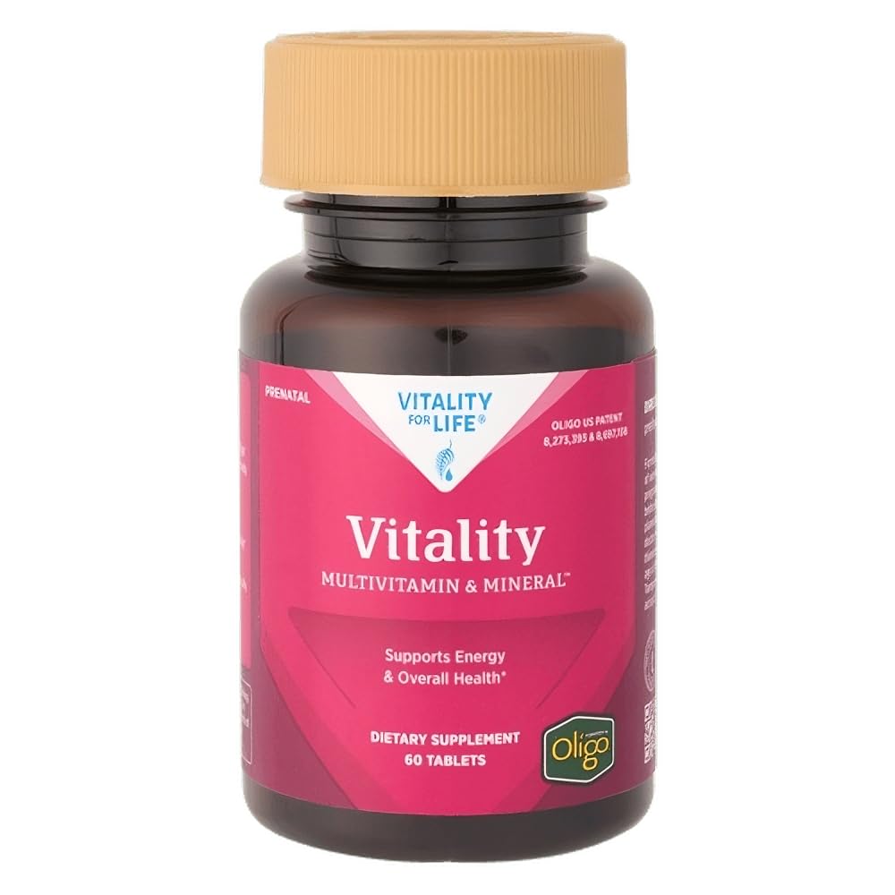 Melaleuca Multivitamin & Suplemento Mineral para Pré-Natal (Mulheres), Powered by Oligo (60 Comprimidos) — Suporta energia e saúde geral