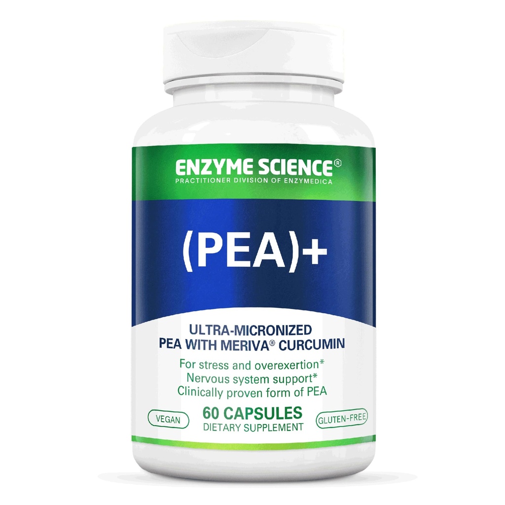 Enzyme Science Pea + Suplemento de Curcumina Turmérica para Apoio Fisiológico Ajuda a apoiar Sistemas Nervosos, Imunes e Musculares - 60 Cápsulas