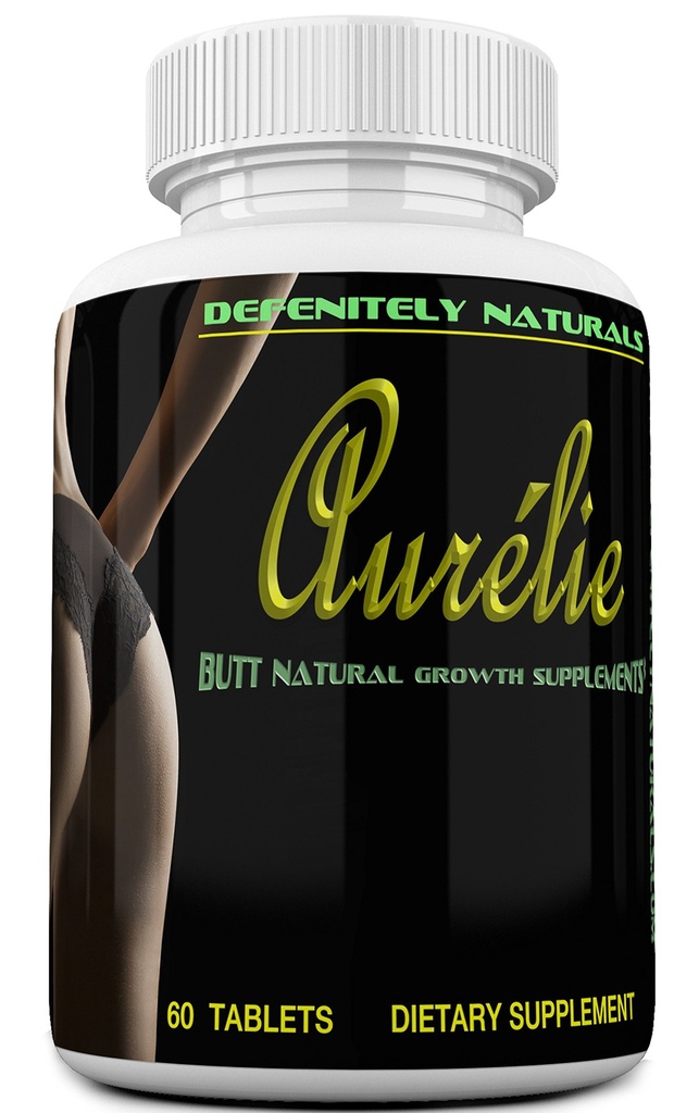 Aurélie – Melhor Produto de Alargamento Butt Classificado da América - Enhancement Natural Feminino Que Funciona - 60 Comprimidos