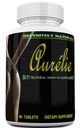 Aurélie – Melhor Produto de Alargamento Butt Classificado da América - Enhancement Natural Feminino Que Funciona - 60 Comprimidos