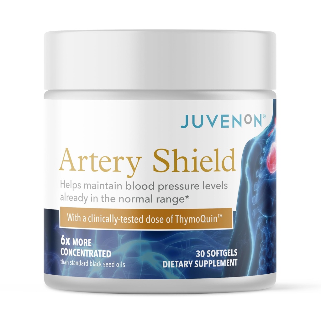 Juvenon Artery Shield - Suplemento com óleo de semente preta